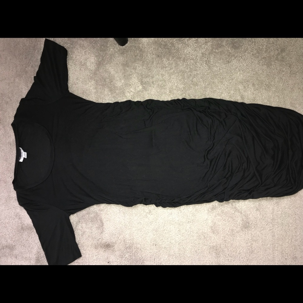 Side Ruched Maternity Dress - Picture 5 of 8